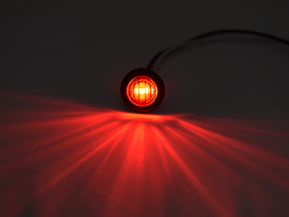 ROOF Light LED (Round) - Red - Laser Etched 5-Pin Double Pole Single Throw Maintained ON-Off DPST Toggle Switch 20A 12V 並行輸入品 : NHHEO 24LED Round Car Top Lamp Red Emergency Flashing