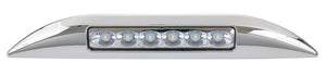 NEW! ADVANCED LED 12" 10-30V CHROME Waterproof Awning/Deck Light w/ Super Hi-Power LEDs