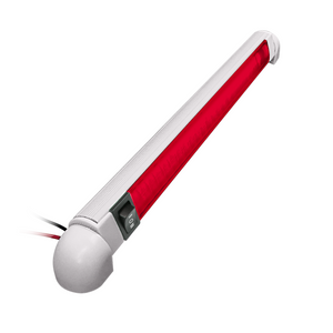 ADVANCED LED 6" White Rotational Rail Light w/ White & Red LEDs