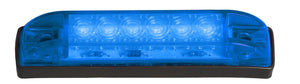 ADVANCED LED 4" Waterproof/Submersible Slim Line Strip Light w/ Blue LEDs (PACK OF 4)