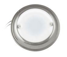 ADVANCED LED 7" Low Profile Stainless Steel Dimmable Touch Sensor Dome Light w/ White LEDs