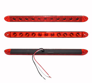 ALED1611 16" Slim-Line LED Indicator Identification Light Bar w/ Reflex Lens (Stop(brake)/ Indicator (Tail)/ Turn Combined Functions) (PACK OF 2)