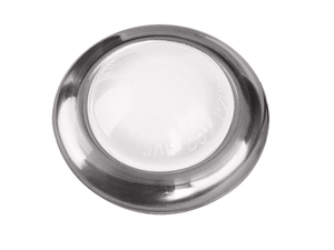 ADVANCED LED ¾" Lens Mini Round LED Courtesy Light with Stainless Steel Ring Bezel