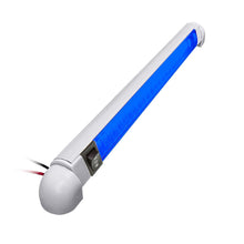 ADVANCED LED 12" White Rotational Rail Light w/ White & Blue LEDs