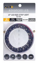 NEW! ADVANCED LED 27" Waterproof Flex Strip Light w/ Cool White LEDs