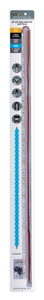 NEW! ADVANCED LED 29" Waterproof Flex Strip Light Kit w/ BLUE LEDs in Clear Extruded Track