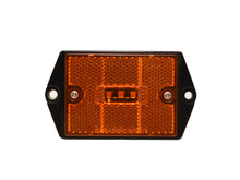 ALED4803A Rectangular AMBER Surface Mount LED Marker Clearance Light w/ Reflex Reflector - Side Marker/Clearance/Identification Combined Functions (PACK OF 4)
