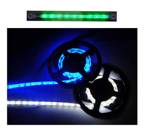 NEW! ADVANCED LED 27" Waterproof Flex Strip Light w/ Green LEDs