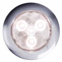ADVANCED LED 3" Highly Polished Stainless Steel PUCK Dome Light w/ White LEDs